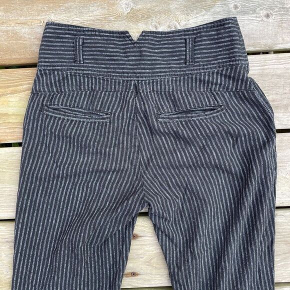 Sundance Striped Linen Cotton Pleated Pants Trousers - Picture 10 of 10